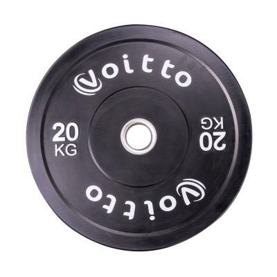 Диск бамперный Voitto 20 кг, черный (d51)