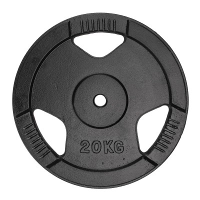 Набор чугунных дисков с 3-мя хватами Voitto 20 кг (4 шт) - d26